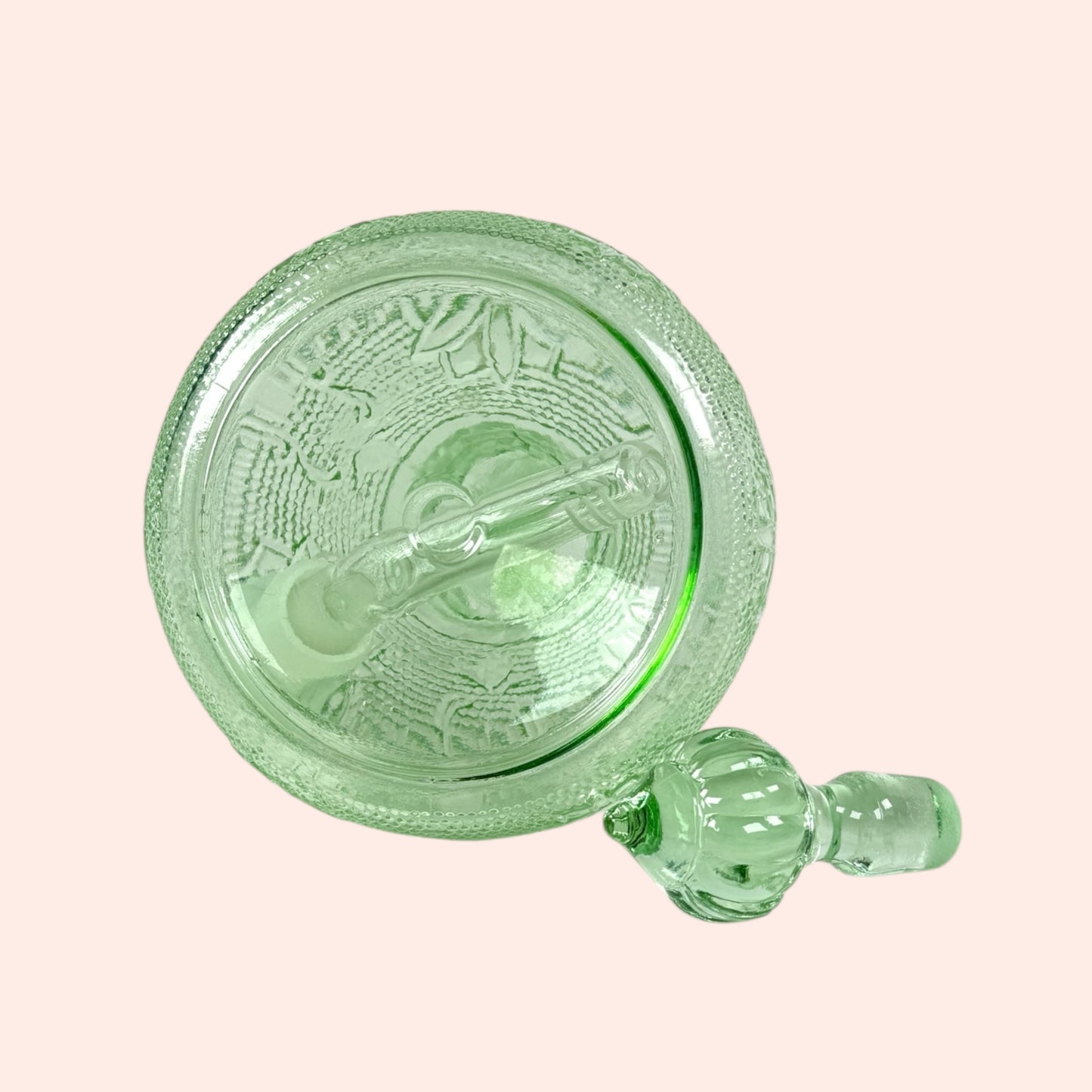 Green tiara tea set