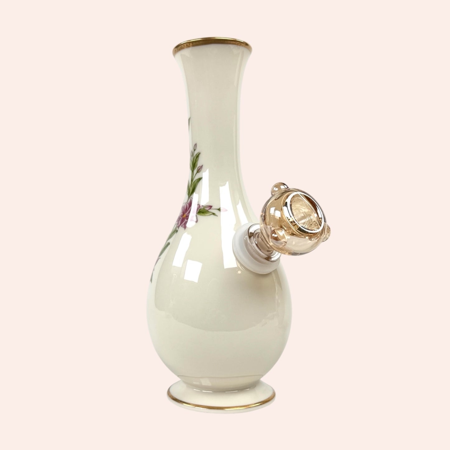 Lenox goldfinch family bubbler