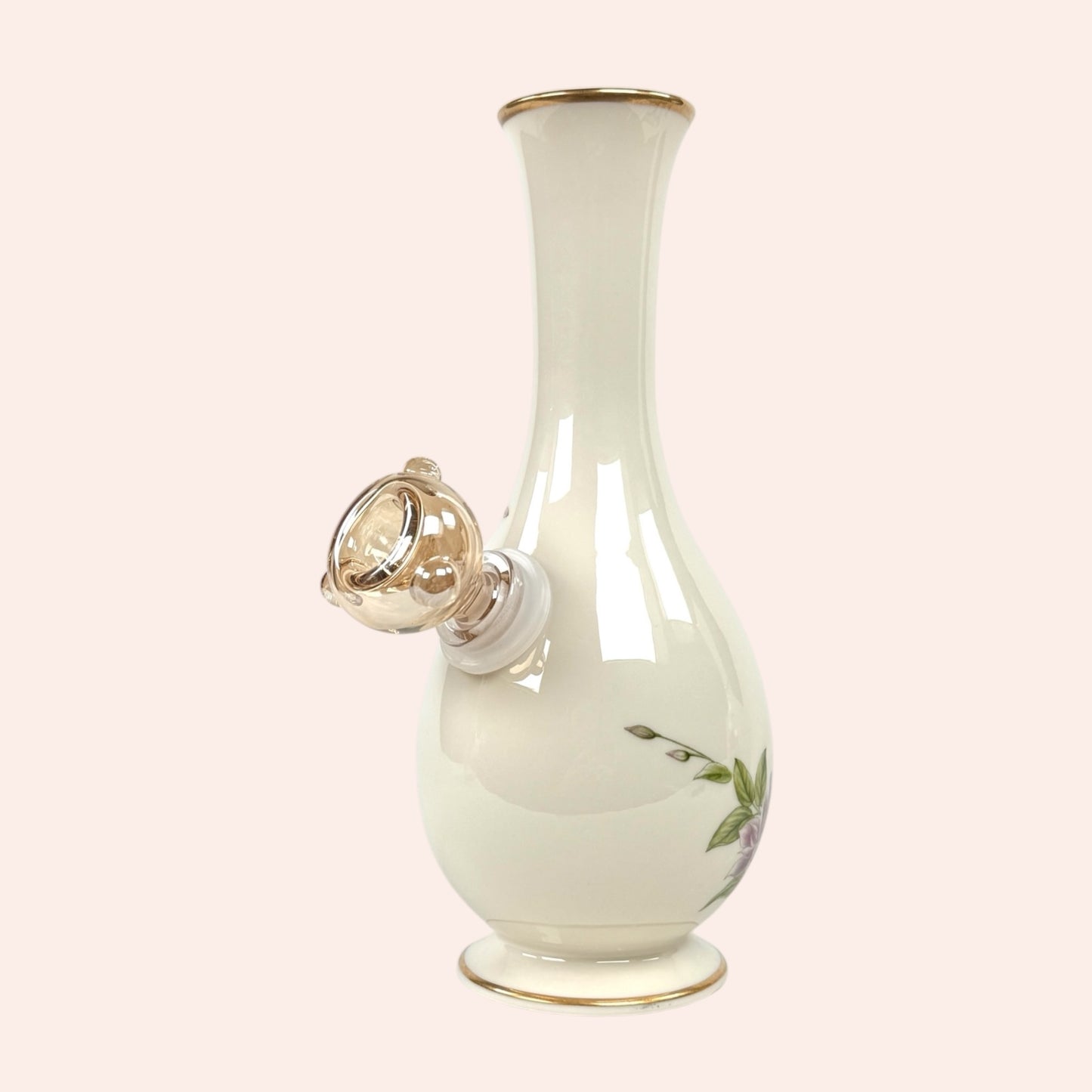 Lenox goldfinch family bubbler