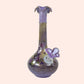 Purple floral vase