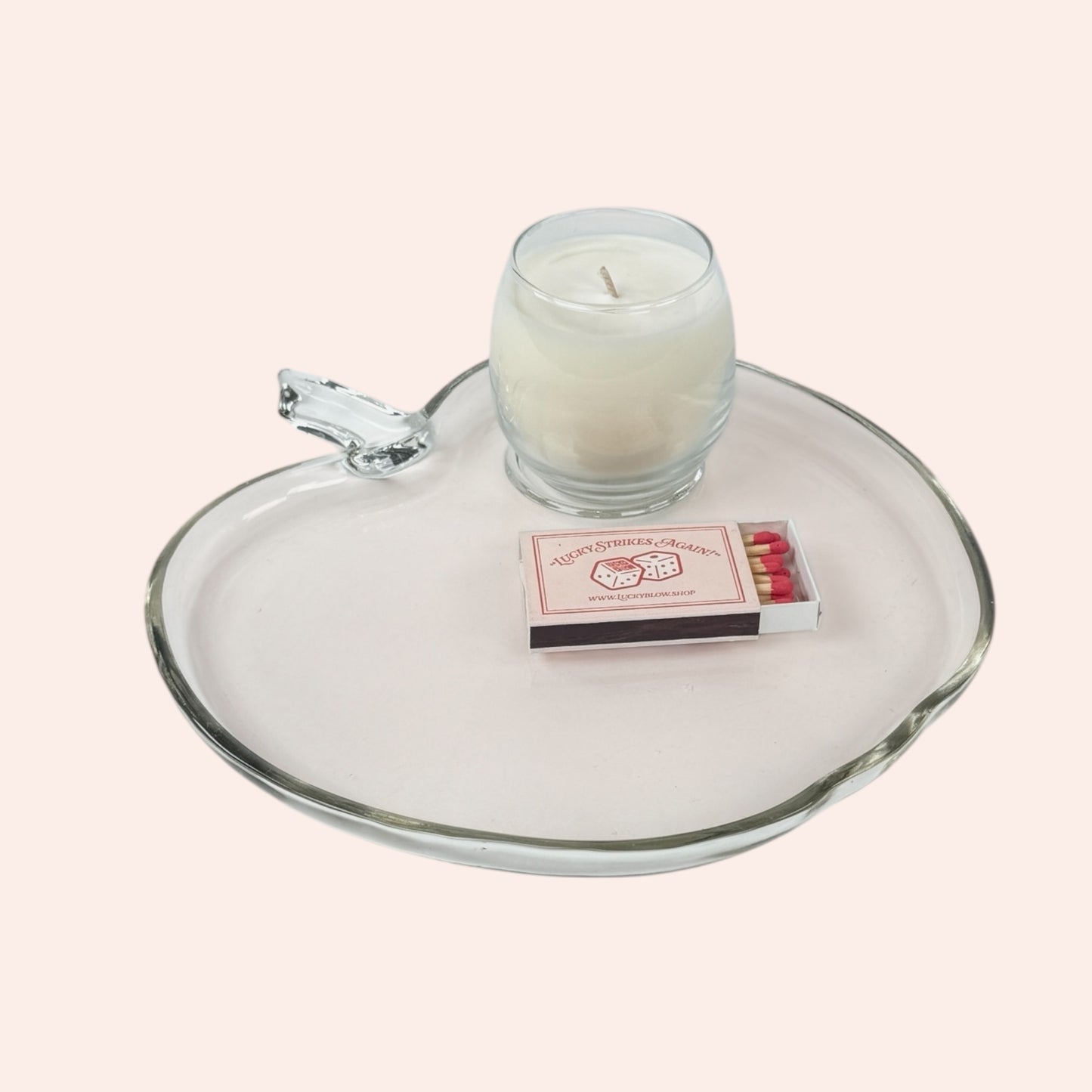 Apple tray + candle