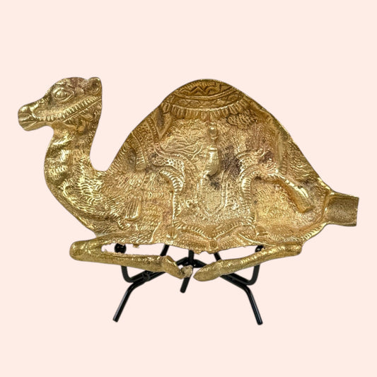 Camel brass ashtray