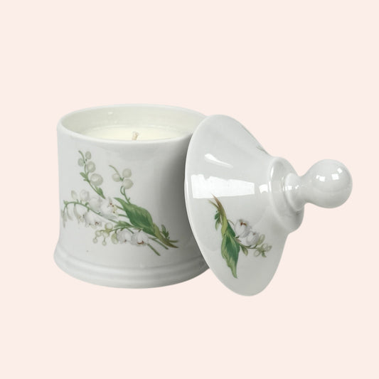 Lily of the valley candle