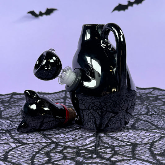 Black kitty bubbler