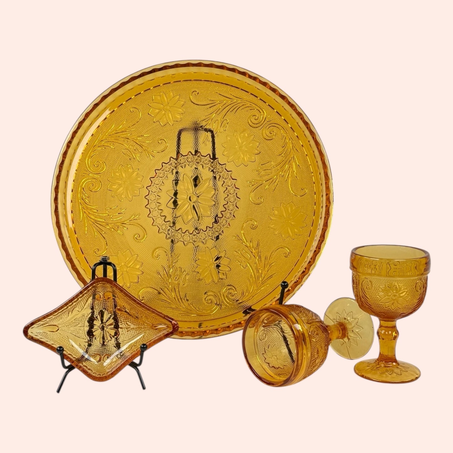 Amber tiara set