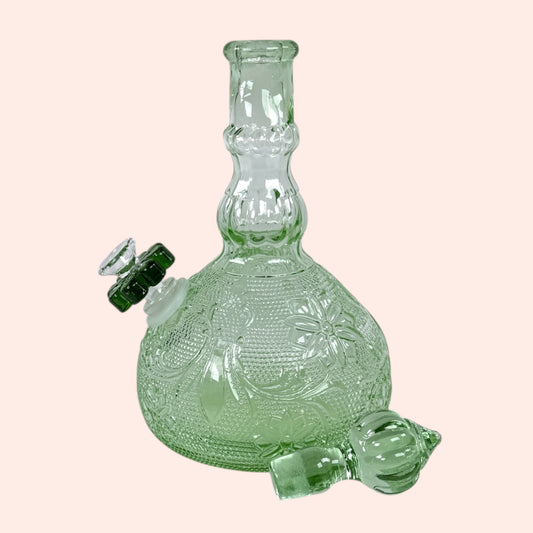 Green tiara tea set