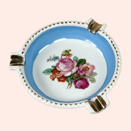 Floral ashtray